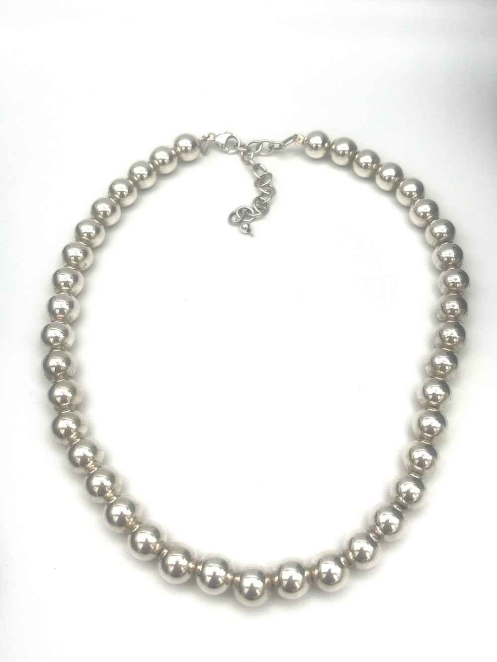 Silpada 6mm Bail Sterling Silver Bead Necklace - Elegant Women’s Jewelry